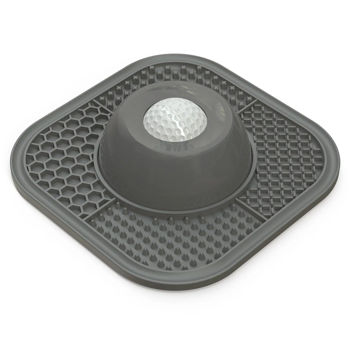 Pawlove Anti-Slip Slow Feeder Dog Bowl for Liquid Treats with Entertained Ball-In, Bone Broth Lick Bowl, 3/4 Cup Yogurt Lick Toy for Dogs of All Breeds - Ideal for Dietary Supplements and Post-Operative Nutrition
