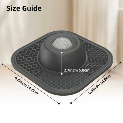 Pawlove Anti-Slip Slow Feeder Dog Bowl for Liquid Treats with Entertained Ball-In, Bone Broth Lick Bowl, 3/4 Cup Yogurt Lick Toy for Dogs of All Breeds - Ideal for Dietary Supplements and Post-Operative Nutrition