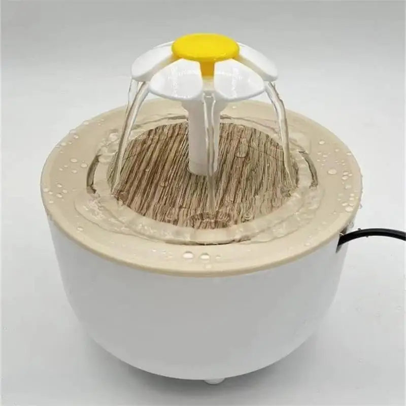 Automatic Pet Water Fountain with USB Connection and Quiet Operation - 1200ml Recirculating Filtered Water Dispenser for Cats