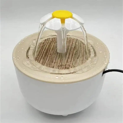 Automatic Pet Water Fountain with USB Connection and Quiet Operation - 1200ml Recirculating Filtered Water Dispenser for Cats