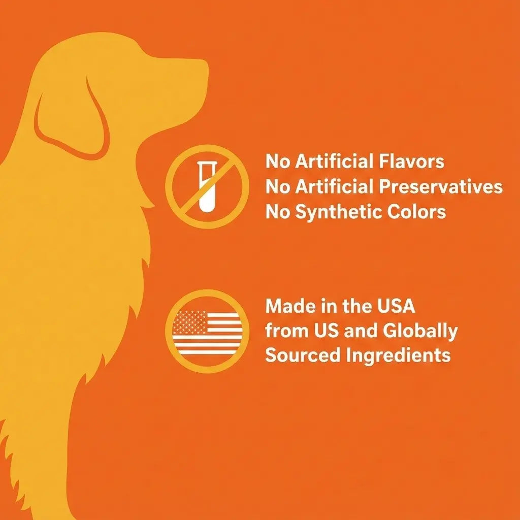 OURCARES Natural Chicken Flavor Bites Prevention Chews for Dogs - 120 Count, Plant-Based with Probiotics, Coconut Oil, and Flaxseed for All Breeds - New and Old Packaging, Random Delivery