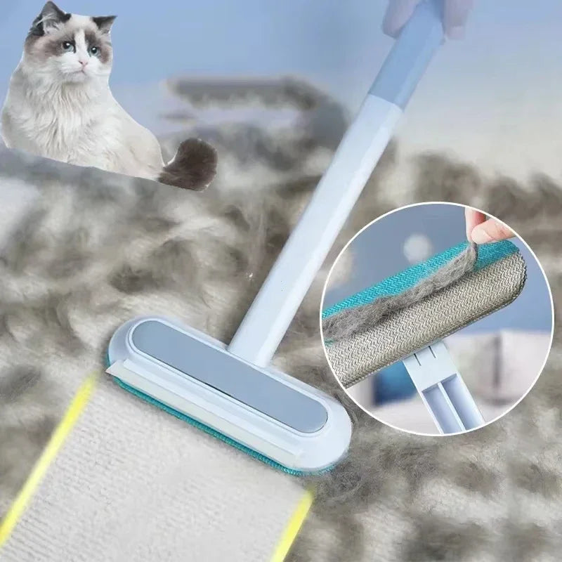 Professional Double-Sided Grooming Gloves for Efficient Pet Hair Removal from Carpets and Upholstery