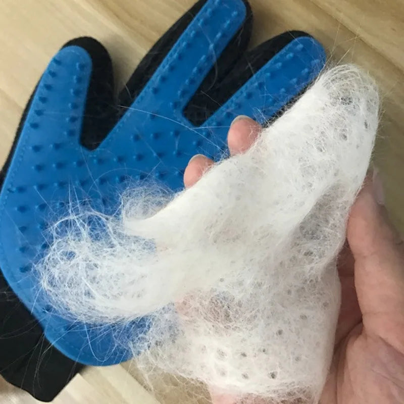 Premium Pet Grooming Glove for Cats and Dogs - Dual-Function Deshedding Brush and Massage Tool for Bathing and Fur Removal