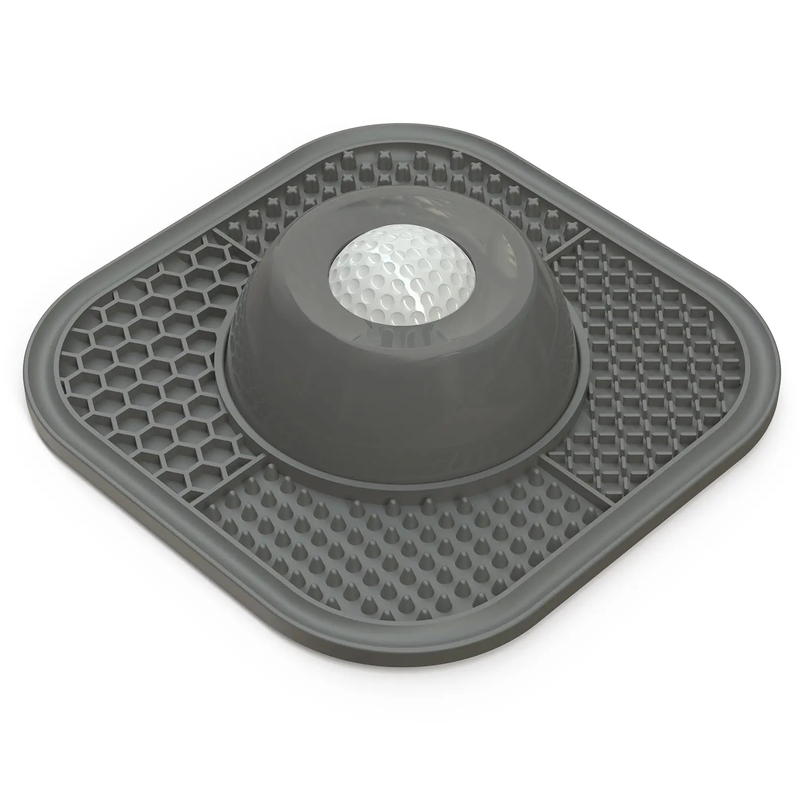 Pawlove Anti-Slip Slow Feeder Dog Bowl for Liquid Treats with Entertained Ball-In, Bone Broth Lick Bowl, 3/4 Cup Yogurt Lick Toy for Dogs of All Breeds - Ideal for Dietary Supplements and Post-Operative Nutrition