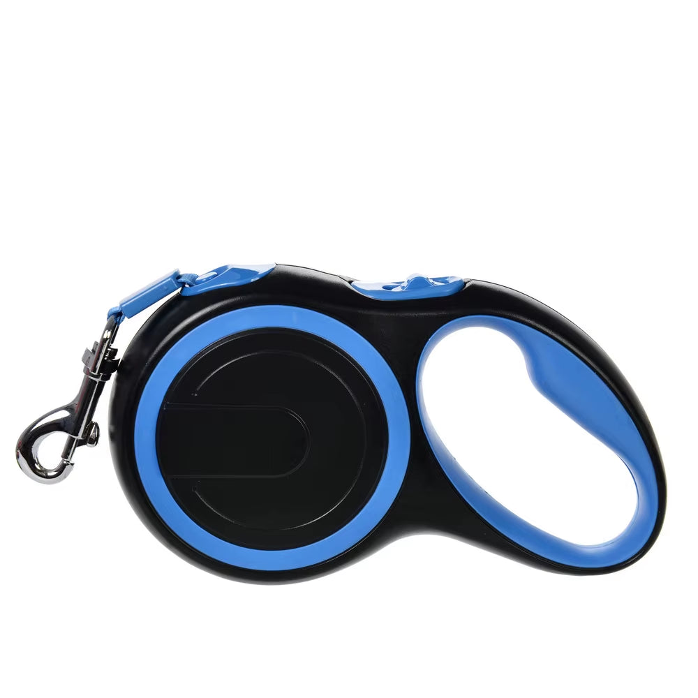 3M Reflective Retractable Dog Leash for Small Breeds with 360° Swivel, Tangle-Free Dual Walking Capability and Integrated Lighting System