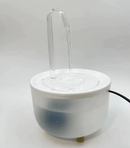 Automatic Pet Water Fountain with USB Connection and Quiet Operation - 1200ml Recirculating Filtered Water Dispenser for Cats