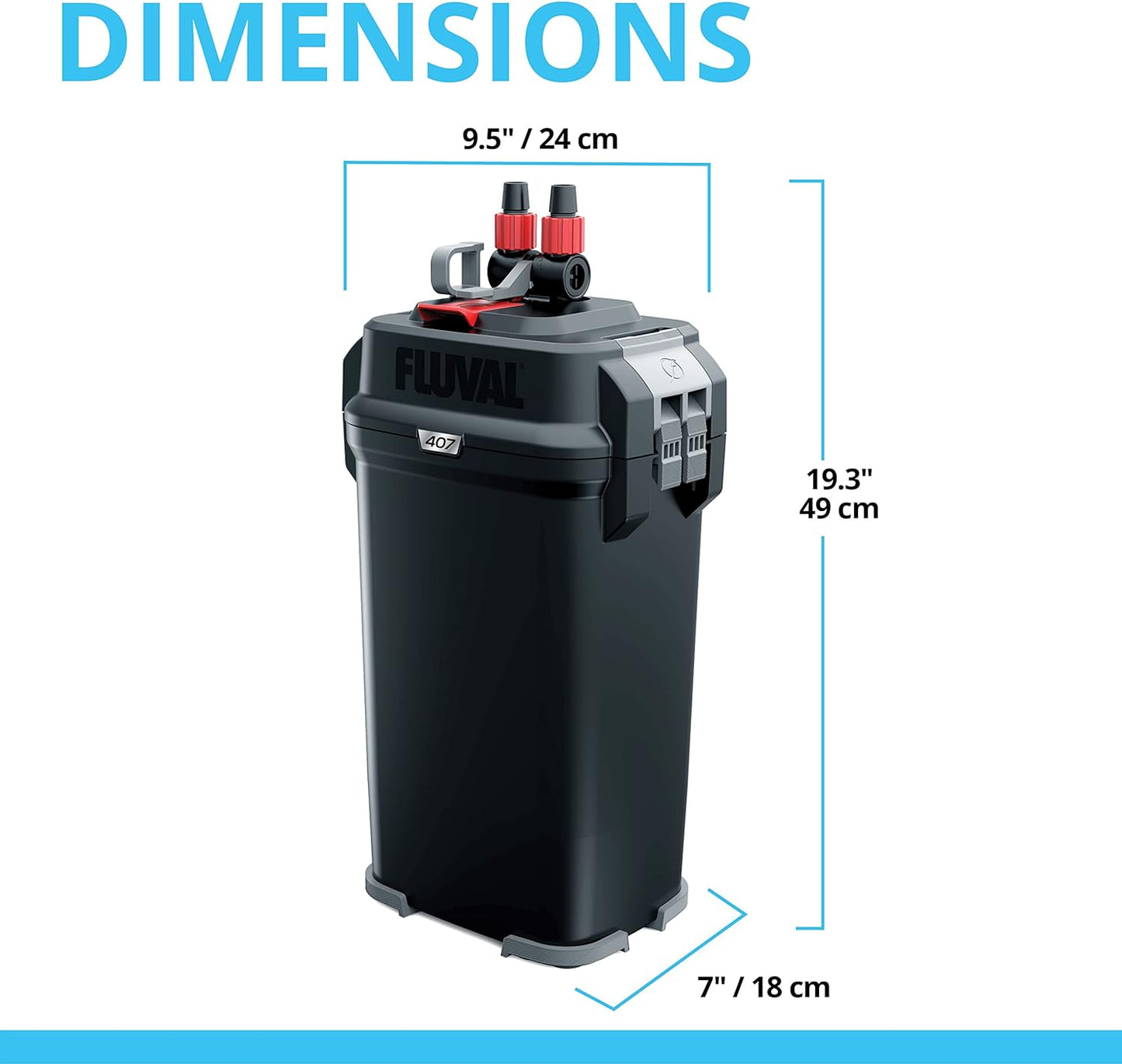 407 Performance Canister Filter for Aquariums Up to 100 Gallons