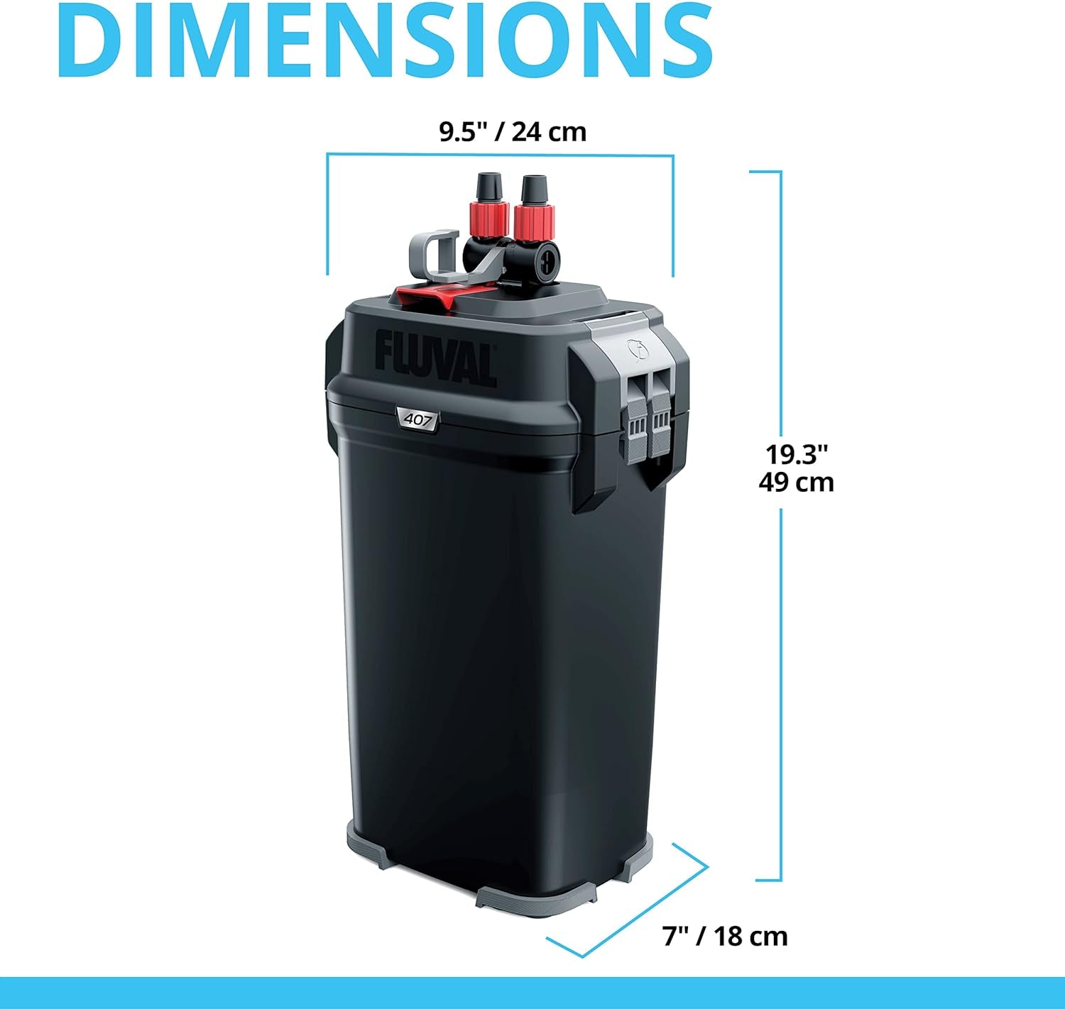 407 Performance Canister Filter for Aquariums Up to 100 Gallons