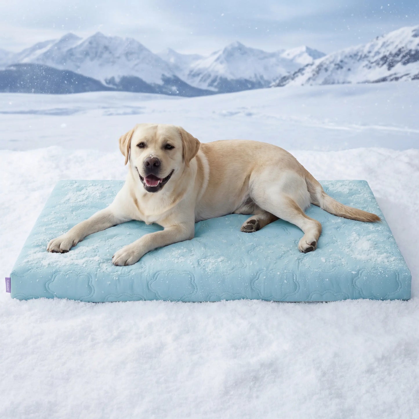 Bedsure Non-Slip Washable Cooling Mat for Large Dogs – Q-MAX>0.4 Summer Crate Bed, No Gel or Electricity Required
