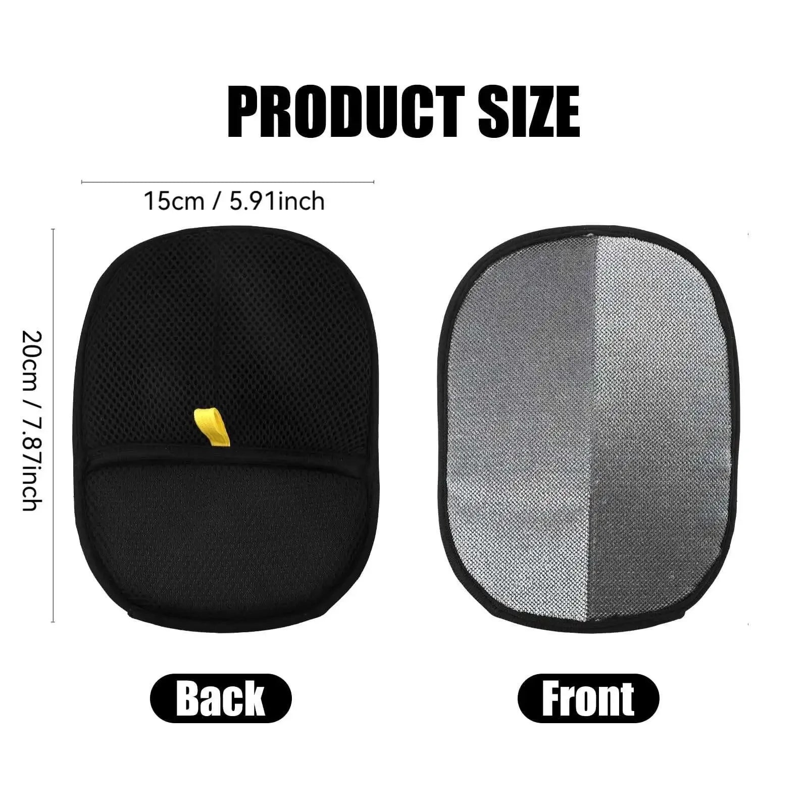 Professional Double-Sided Grooming Gloves for Efficient Pet Hair Removal from Carpets and Upholstery