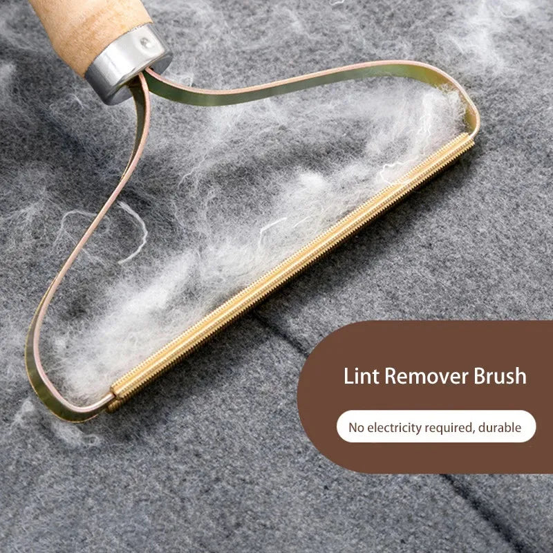 Portable Lint Remover and Pet Hair Brush for Efficient Fabric and Upholstery Cleaning