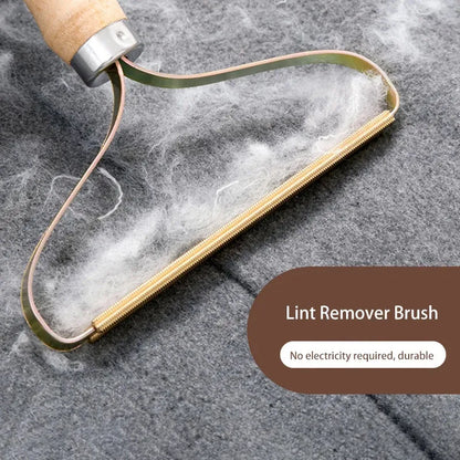 Portable Lint Remover and Pet Hair Brush for Efficient Fabric and Upholstery Cleaning