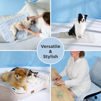 Bedsure Non-Slip Washable Cooling Mat for Large Dogs – Q-MAX>0.4 Summer Crate Bed, No Gel or Electricity Required