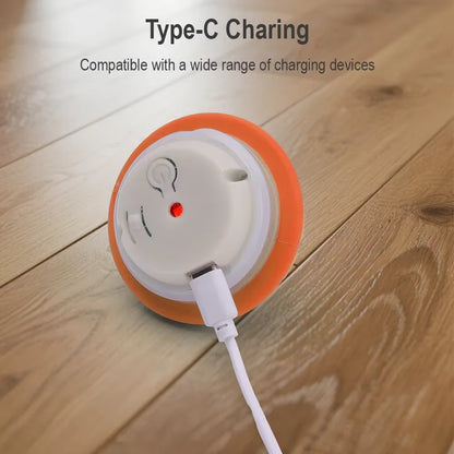 Interactive Rechargeable Rolling Ball Toy for Cats and Dogs with Faux Tail - Smart Electric Pet Training Device Mimicking Mouse Behavior