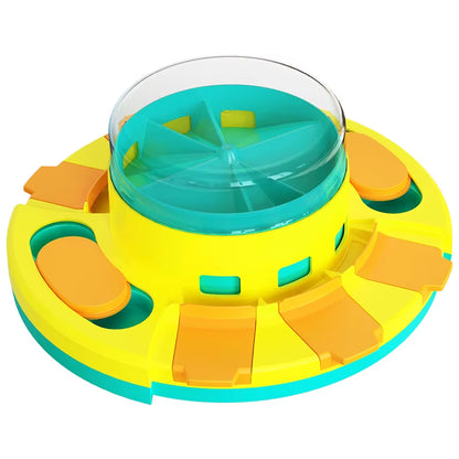 Interactive Dog Puzzle Toy and Slow Feeder for Enhanced Puppy IQ - Non-Slip Food Dispenser and Training Game for Pets