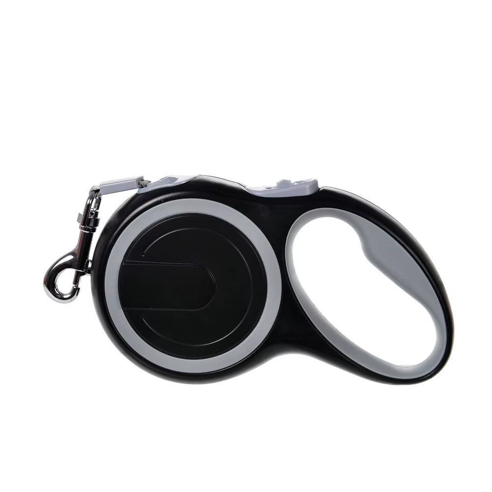 3M Reflective Retractable Dog Leash for Small Breeds with 360° Swivel, Tangle-Free Dual Walking Capability and Integrated Lighting System