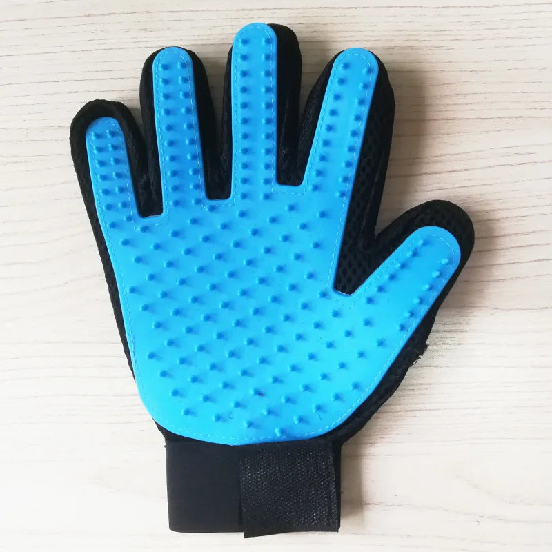 Premium Pet Grooming Glove for Cats and Dogs - Dual-Function Deshedding Brush and Massage Tool for Bathing and Fur Removal