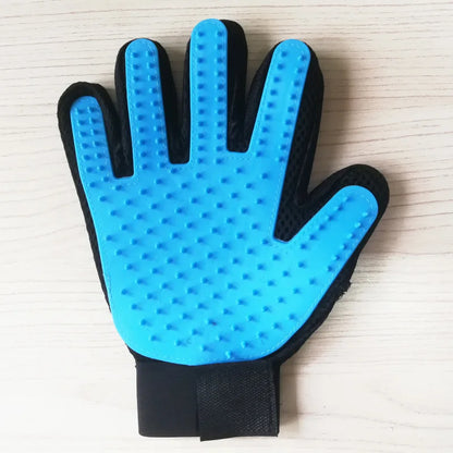 Premium Pet Grooming Glove for Cats and Dogs - Dual-Function Deshedding Brush and Massage Tool for Bathing and Fur Removal