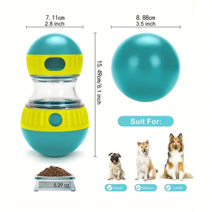 Interactive Dog Snack Dispenser Toy - Ideal for All Slow Feeders, Durable Plastic Design Promoting Fun and Healthy Eating