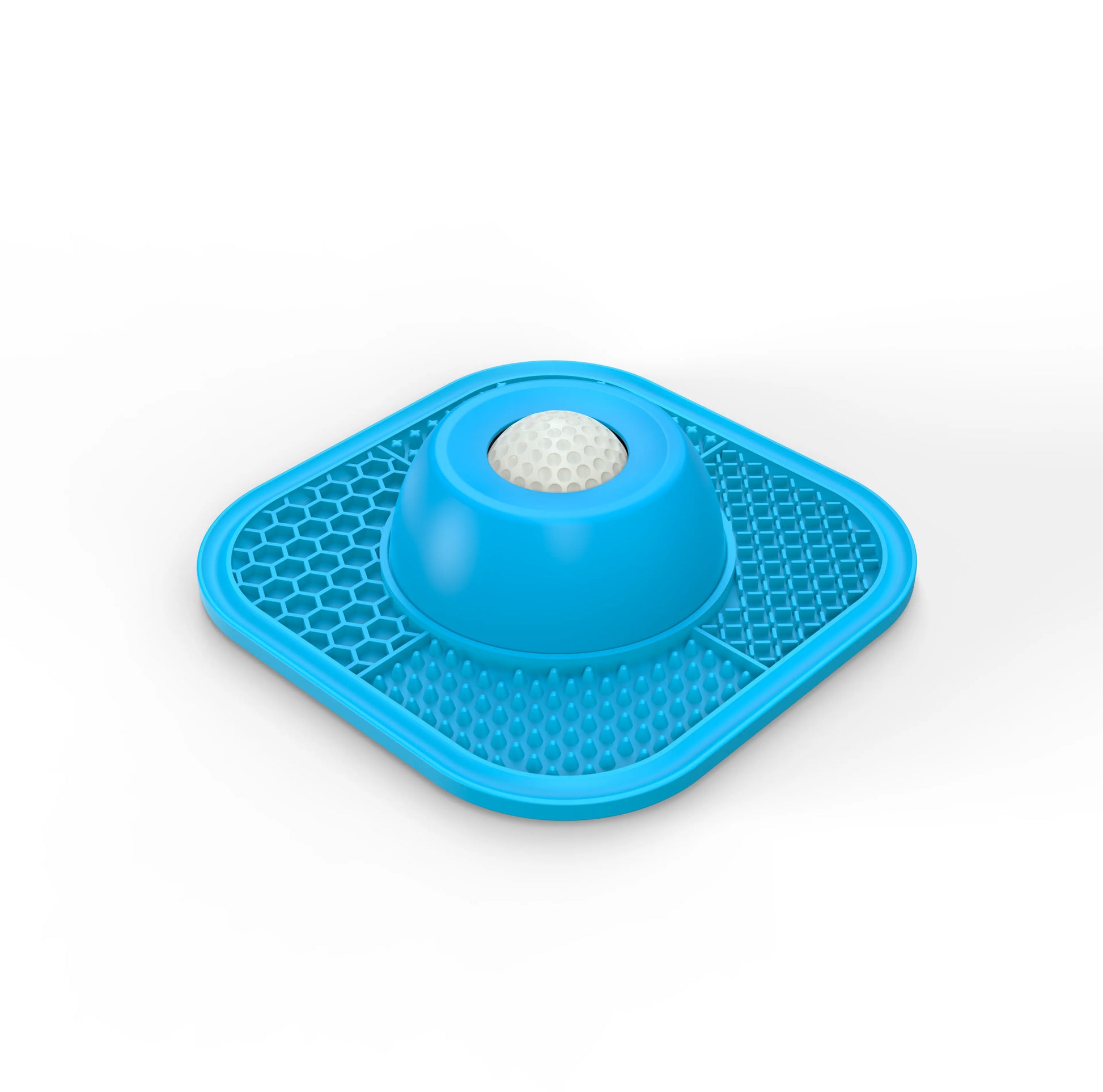 Pawlove Anti-Slip Slow Feeder Dog Bowl for Liquid Treats with Entertained Ball-In, Bone Broth Lick Bowl, 3/4 Cup Yogurt Lick Toy for Dogs of All Breeds - Ideal for Dietary Supplements and Post-Operative Nutrition