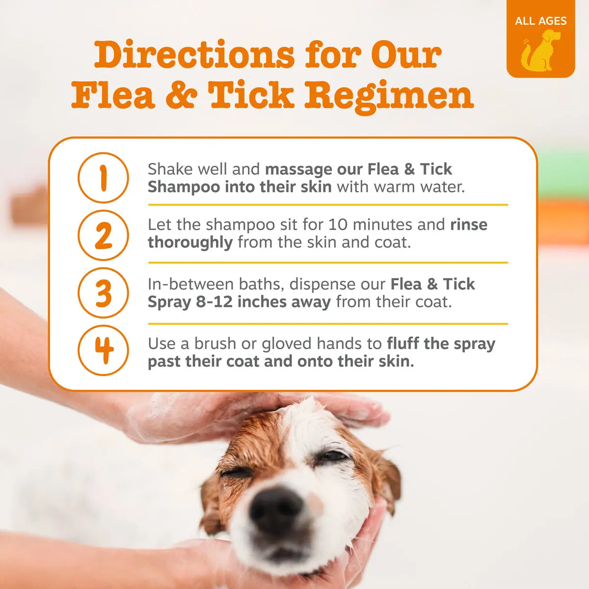 Fresh Start Pet Wash and Protect - 16 oz Shampoo and 16 oz Flea and Tick Spray Set