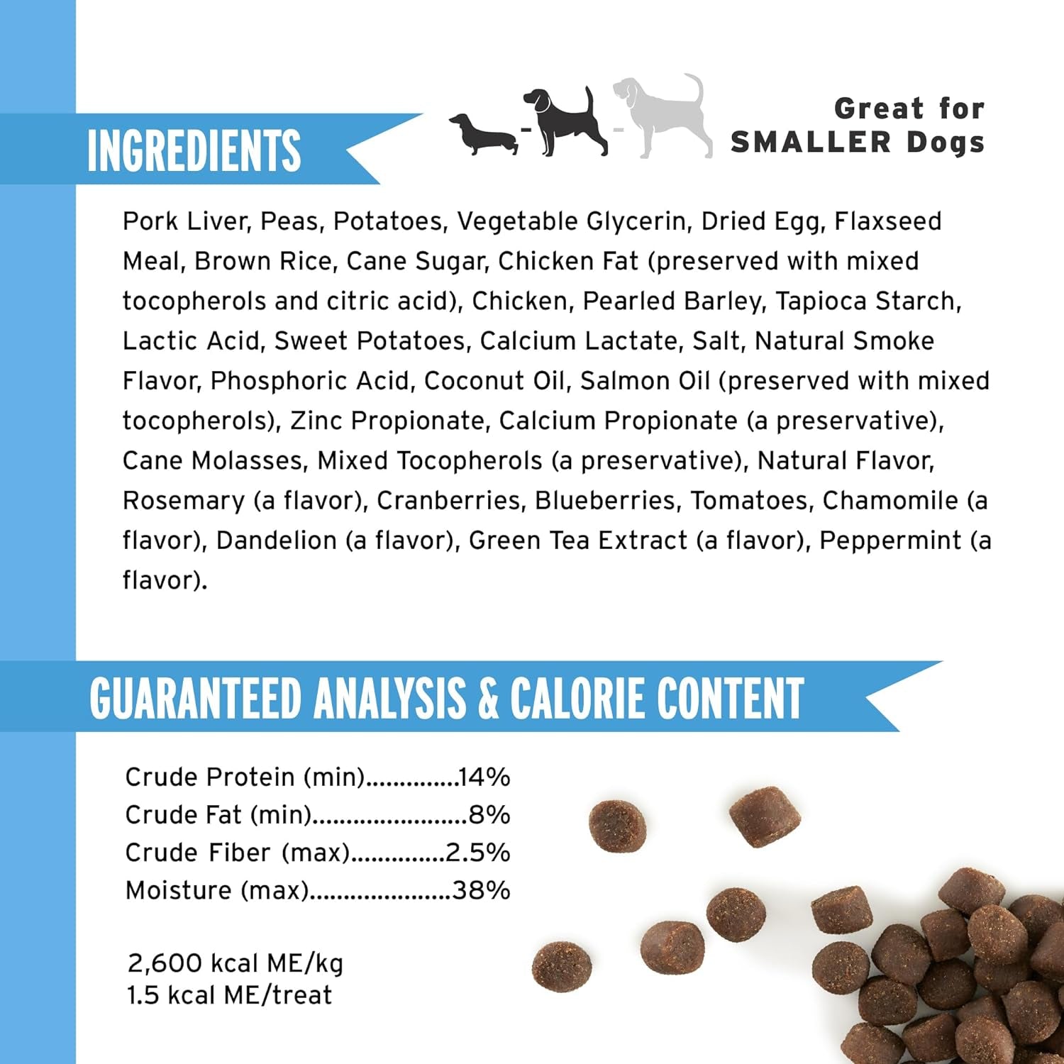 10 Oz. Pouch of Chicken Flavor Mini Soft & Chewy Training Rewards, 500 Treats per Bag, Preferred by Leading Trainers
