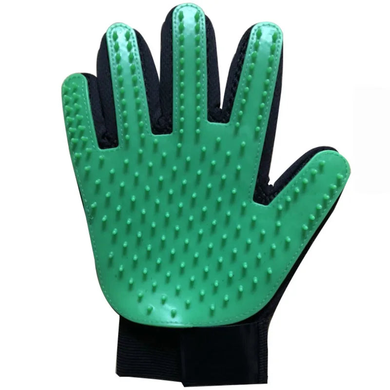Premium Pet Grooming Glove for Cats and Dogs - Dual-Function Deshedding Brush and Massage Tool for Bathing and Fur Removal