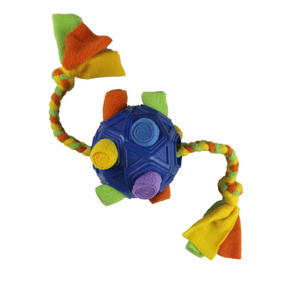 Durable Snuffle Ball for Dogs - Interactive Foraging Toy and Slow Feeder Treat Dispenser