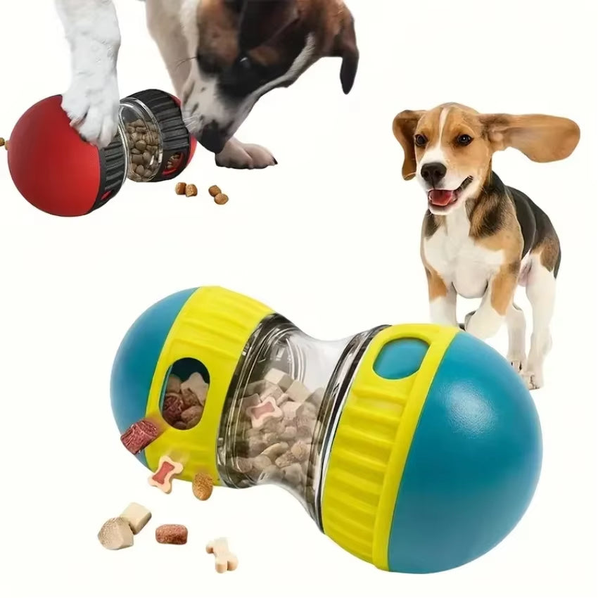 Interactive Dog Snack Dispenser Toy - Multifunctional Slow Feeder for Promoting Healthy Eating and Engaging Play