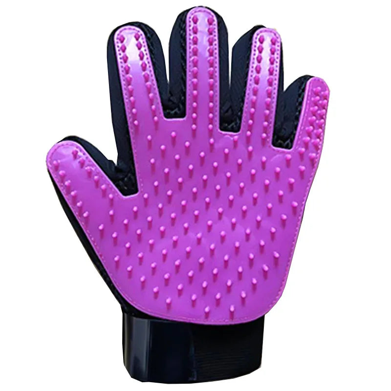 Premium Pet Grooming Glove for Cats and Dogs - Dual-Function Deshedding Brush and Massage Tool for Bathing and Fur Removal