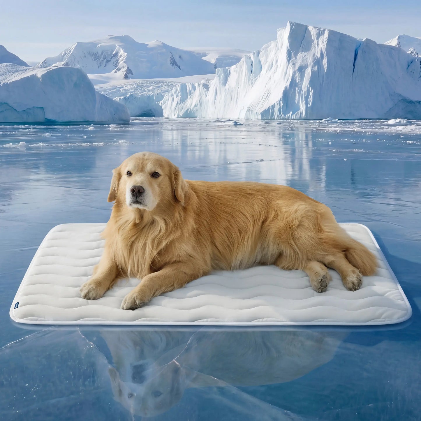 Bedsure Non-Slip Washable Cooling Mat for Large Dogs – Q-MAX>0.4 Summer Crate Bed, No Gel or Electricity Required
