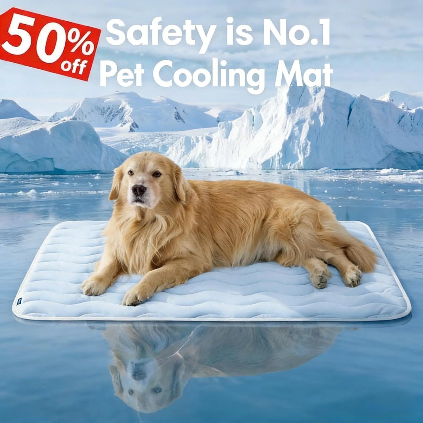 Bedsure Non-Slip Washable Cooling Mat for Large Dogs – Q-MAX>0.4 Summer Crate Bed, No Gel or Electricity Required