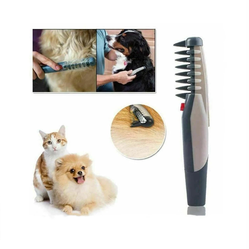 Electric Pet Grooming Comb for Dogs and Cats - Mat and Tangle Removal Solution