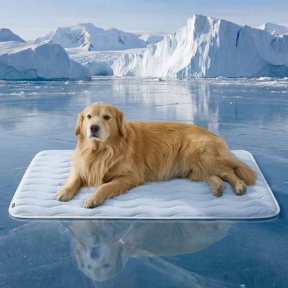 Bedsure Non-Slip Washable Cooling Mat for Large Dogs – Q-MAX>0.4 Summer Crate Bed, No Gel or Electricity Required