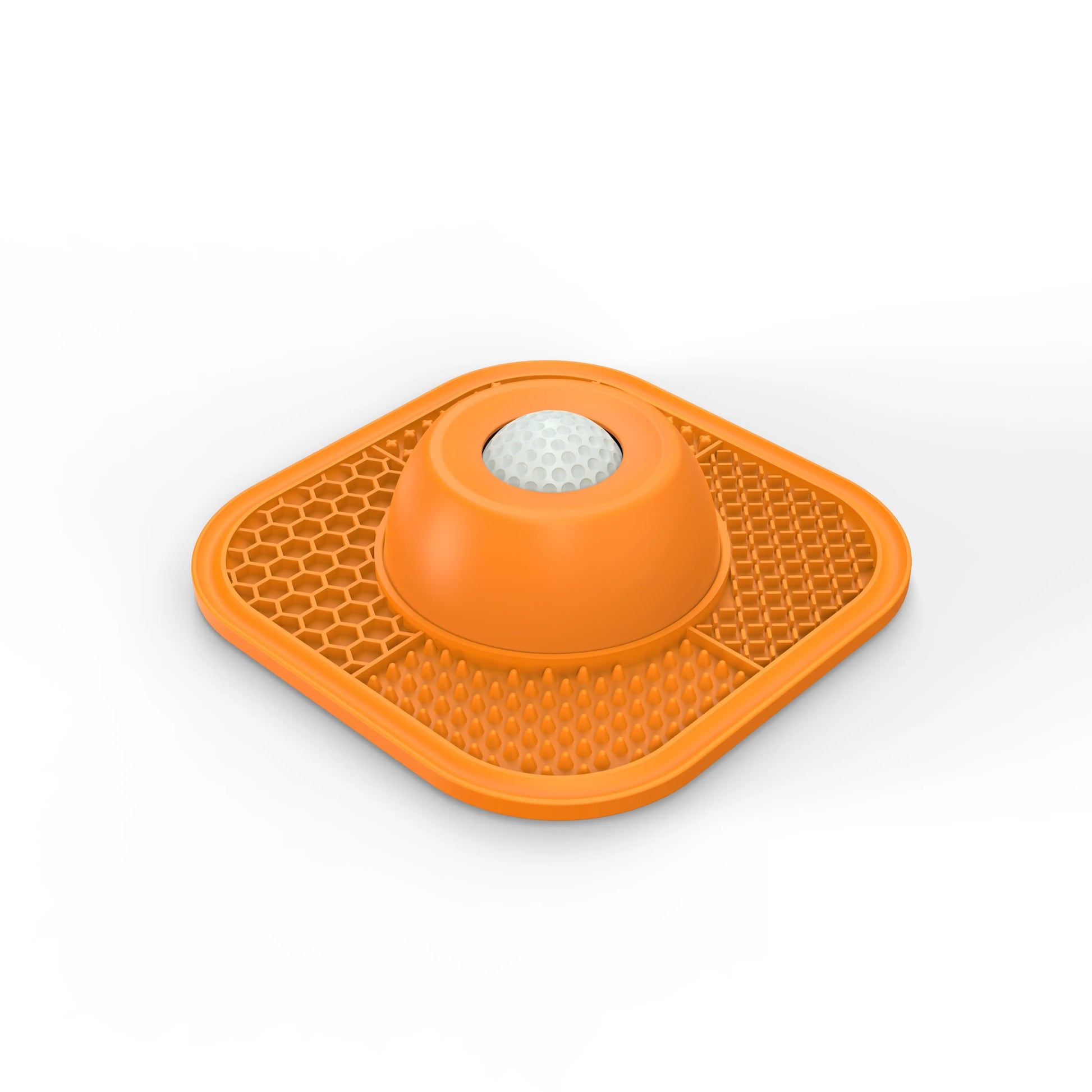 Pawlove Anti-Slip Slow Feeder Dog Bowl for Liquid Treats with Entertained Ball-In, Bone Broth Lick Bowl, 3/4 Cup Yogurt Lick Toy for Dogs of All Breeds - Ideal for Dietary Supplements and Post-Operative Nutrition