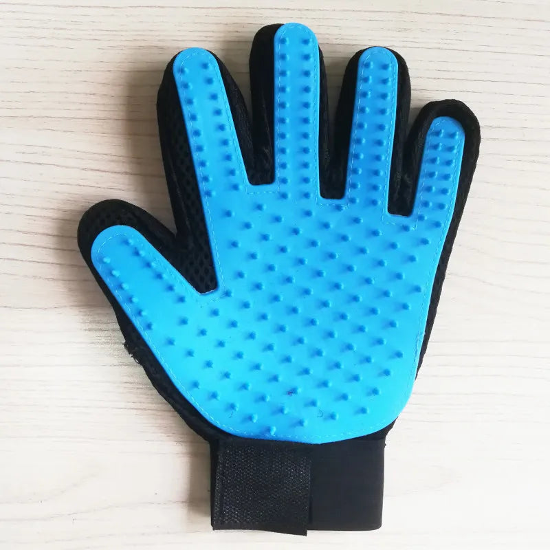 Premium Pet Grooming Glove for Cats and Dogs - Dual-Function Deshedding Brush and Massage Tool for Bathing and Fur Removal
