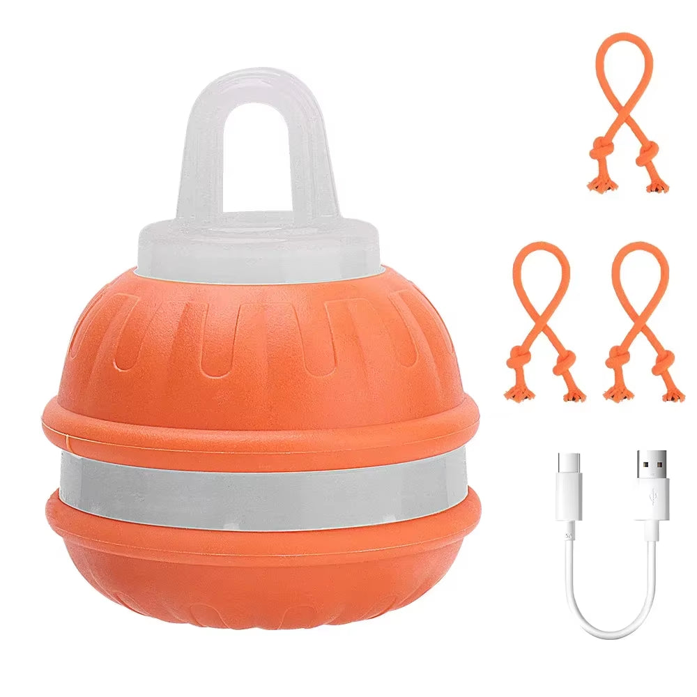 Interactive Rechargeable Rolling Ball Toy for Cats and Dogs with Faux Tail - Smart Electric Pet Training Device Mimicking Mouse Behavior
