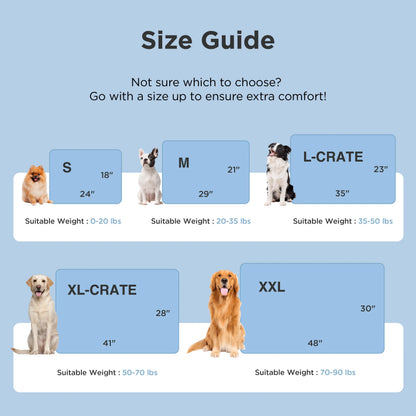 Bedsure Non-Slip Washable Cooling Mat for Large Dogs – Q-MAX>0.4 Summer Crate Bed, No Gel or Electricity Required