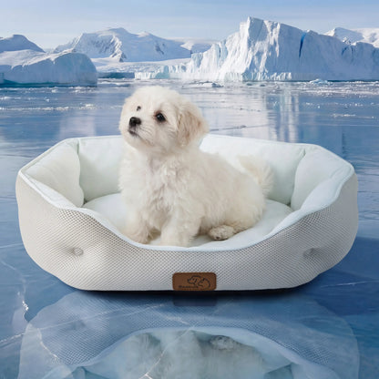Bedsure Non-Slip Washable Cooling Mat for Large Dogs – Q-MAX>0.4 Summer Crate Bed, No Gel or Electricity Required
