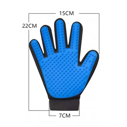 Premium Pet Grooming Glove for Cats and Dogs - Dual-Function Deshedding Brush and Massage Tool for Bathing and Fur Removal