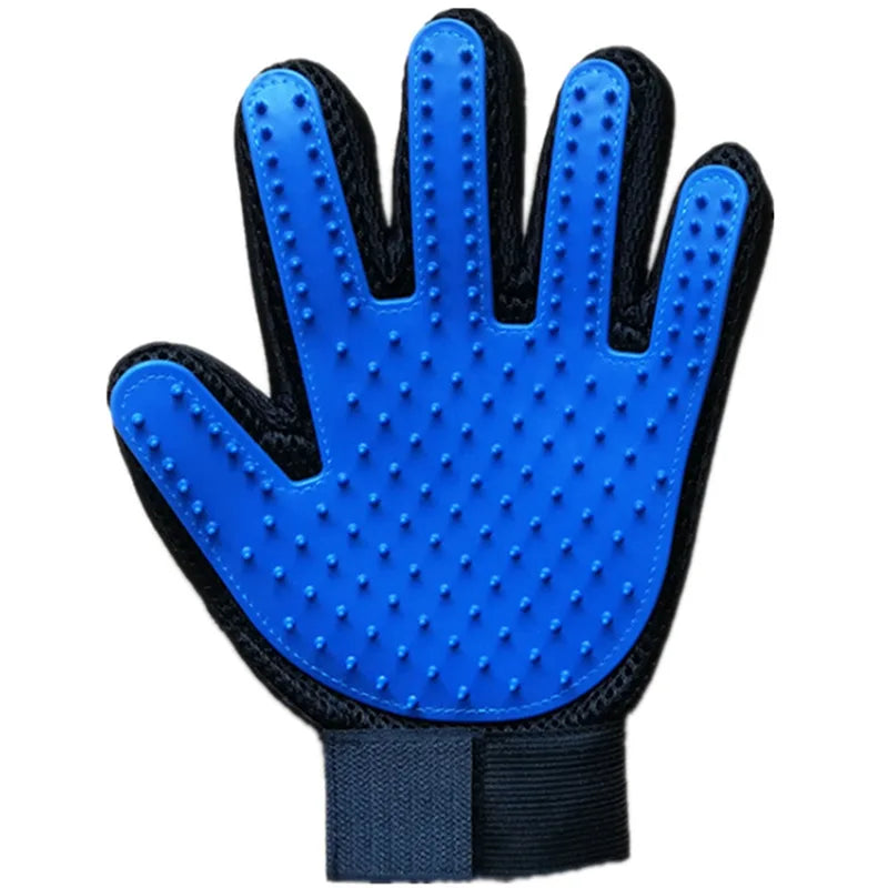 Premium Pet Grooming Glove for Cats and Dogs - Dual-Function Deshedding Brush and Massage Tool for Bathing and Fur Removal