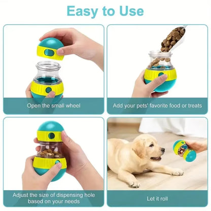 Interactive Dog Snack Dispenser Toy - Ideal for All Slow Feeders, Durable Plastic Design Promoting Fun and Healthy Eating