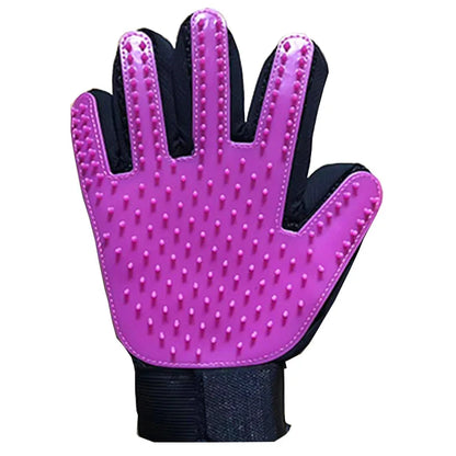 Premium Pet Grooming Glove for Cats and Dogs - Dual-Function Deshedding Brush and Massage Tool for Bathing and Fur Removal