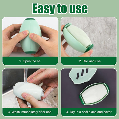 Reusable Washable Mini Travel Lint Roller - Highly Adhesive Portable Pet Hair and Dust Remover for Fabrics and Upholstery